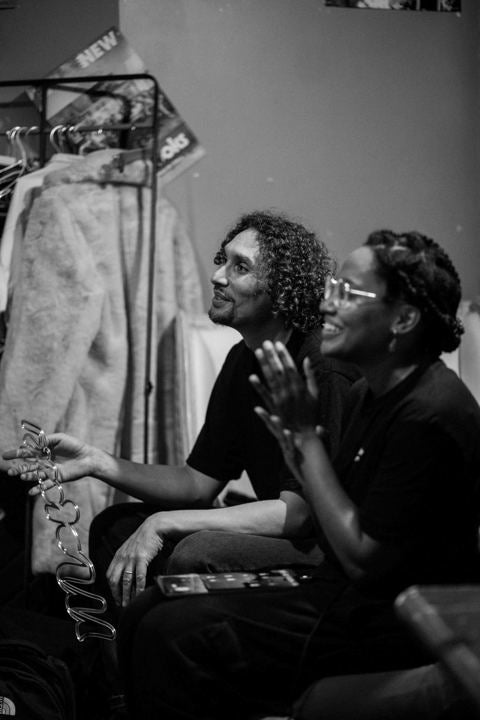 Mofak en backstage au New Morning, photo 8