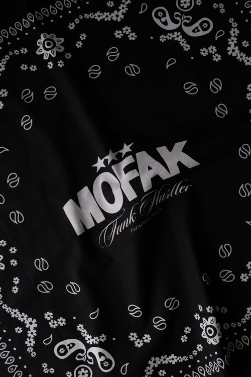 Bandana Mofak Funk Hustler, détail du logo