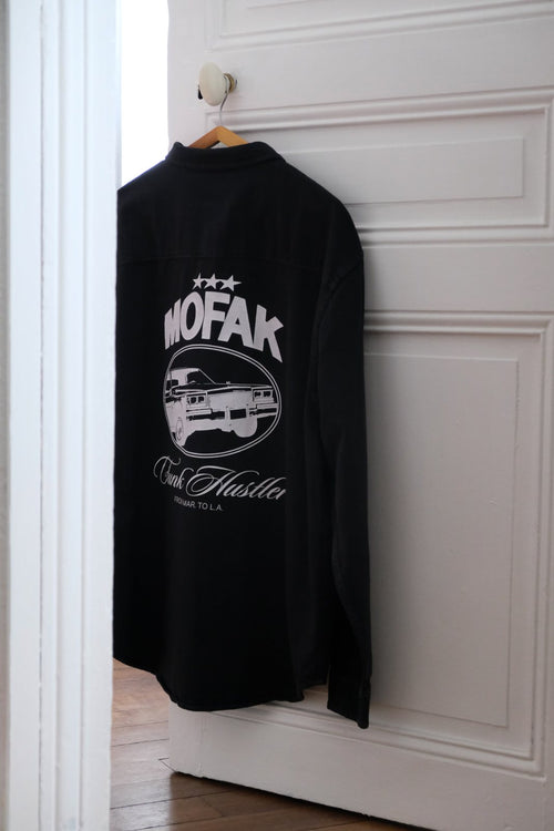 Chemise Crew Edition Mofak, dos, sur cintre