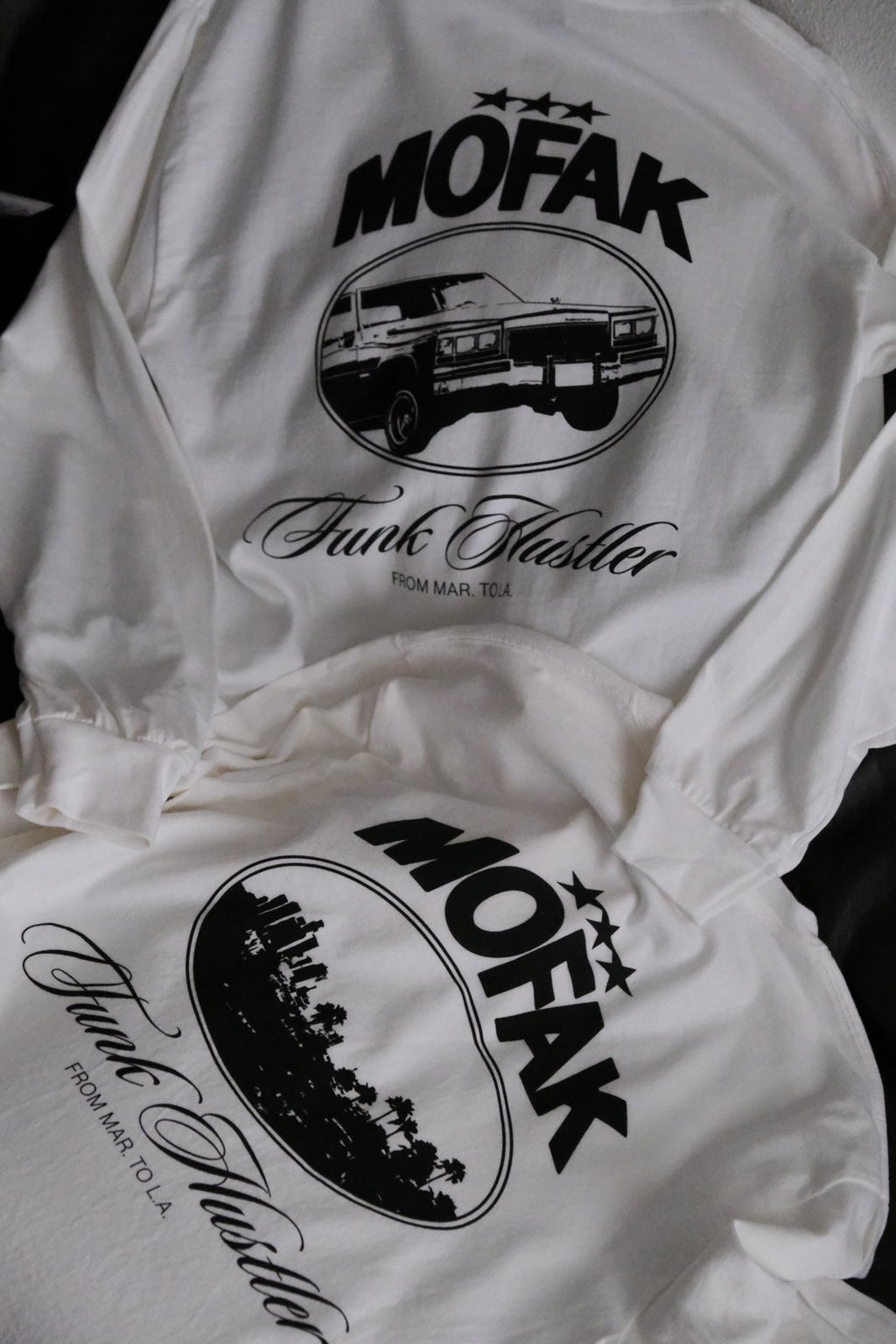 Long sleeve Mofak Lowrider, détail de l'impression
