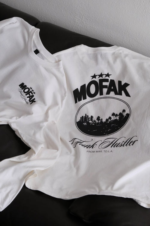 Long sleeve Mofak Funk Face Palm trees à plat