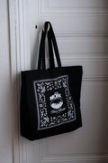 Tote bag Mofak Funk Hustler noir, imprimé bandana